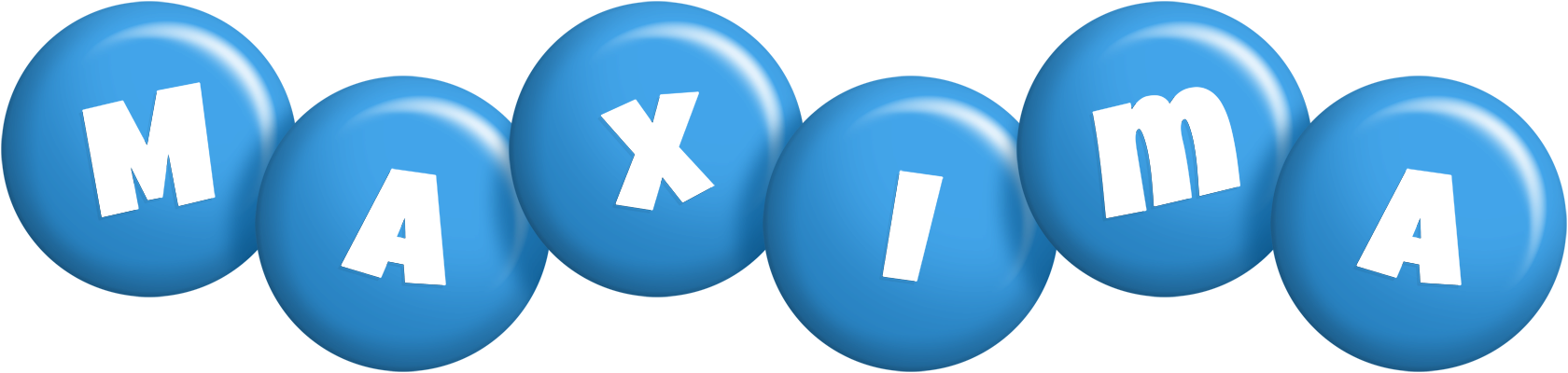 Maxima candy-blue logo