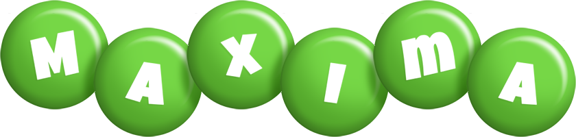 Maxima candy-green logo