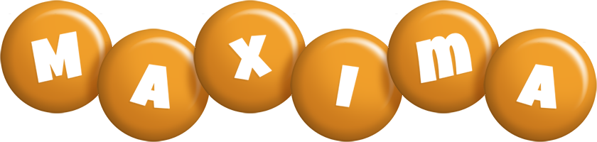 Maxima candy-orange logo