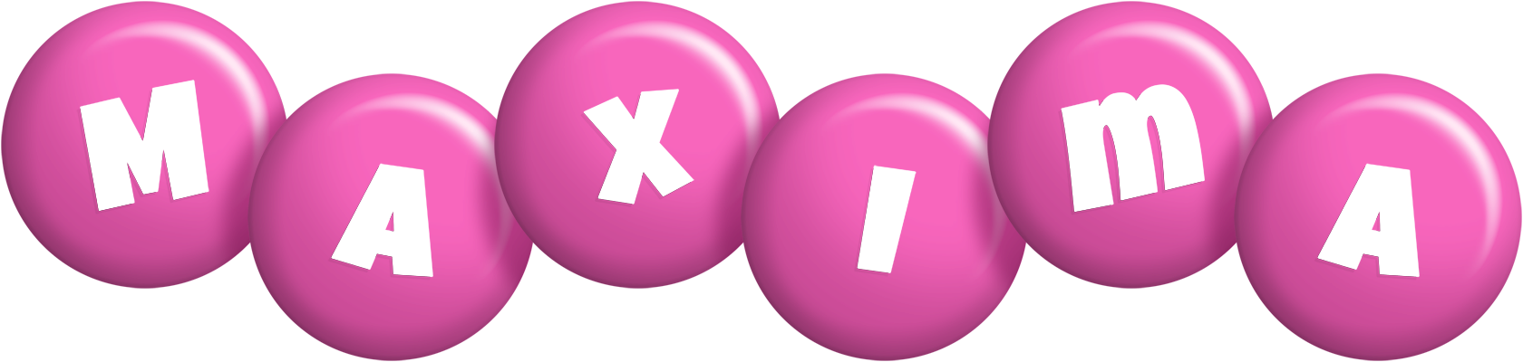 Maxima candy-pink logo