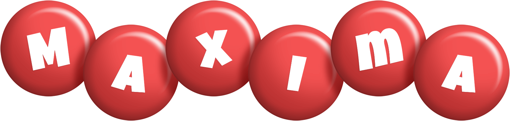 Maxima candy-red logo