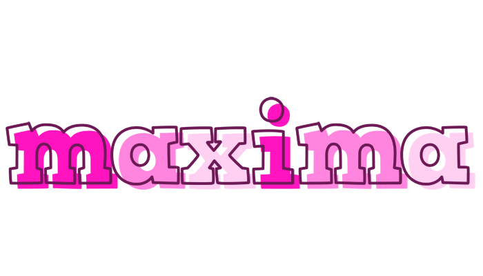 Maxima hello logo