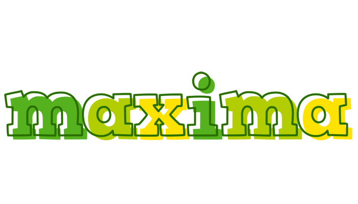 Maxima juice logo