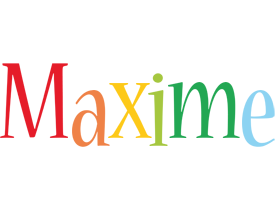 Maxime birthday logo