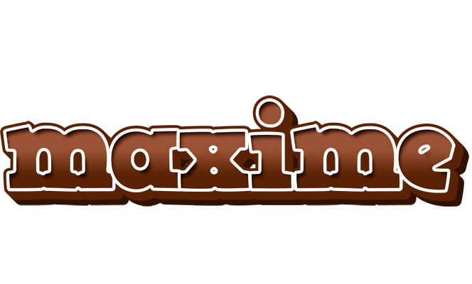 Maxime brownie logo