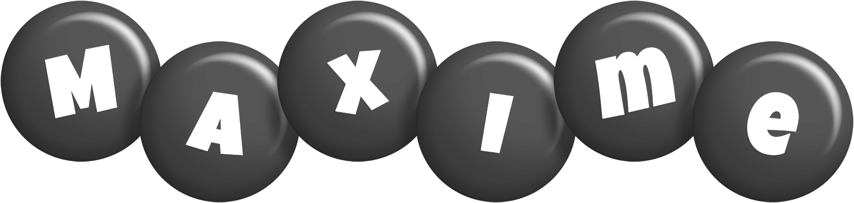Maxime candy-black logo