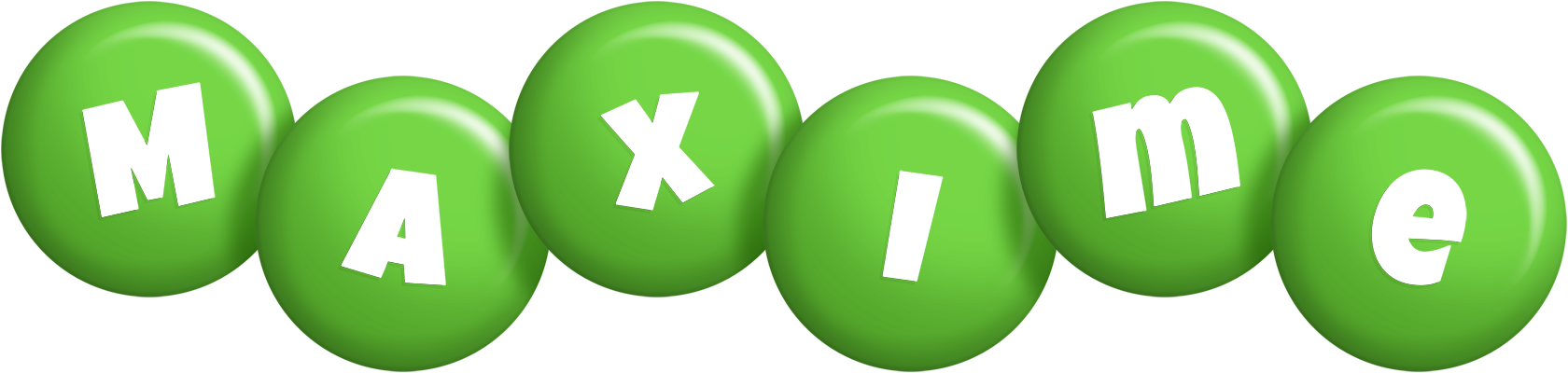 Maxime candy-green logo