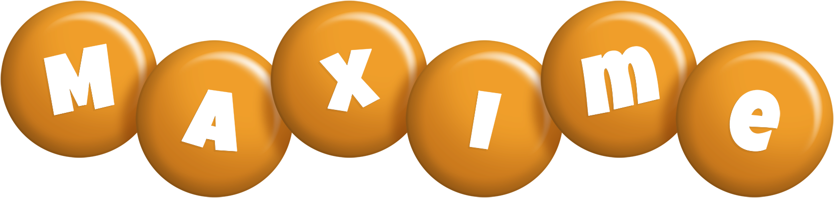Maxime candy-orange logo