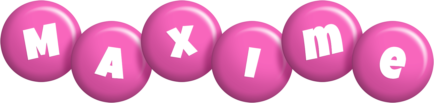 Maxime candy-pink logo