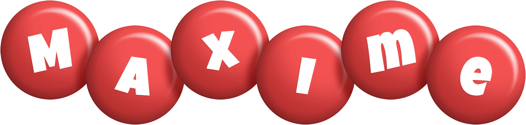 Maxime candy-red logo