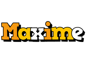 Maxime cartoon logo