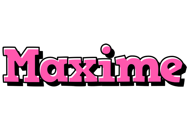 Maxime girlish logo