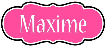 Maxime invitation logo