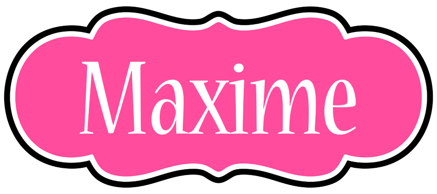 Maxime invitation logo