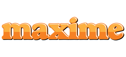 Maxime orange logo