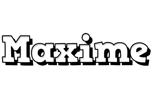 Maxime snowing logo