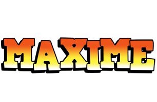 Maxime sunset logo