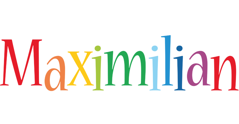 Maximilian birthday logo