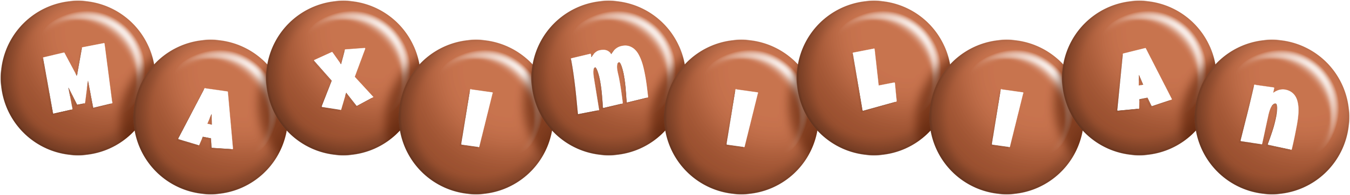 Maximilian candy-brown logo