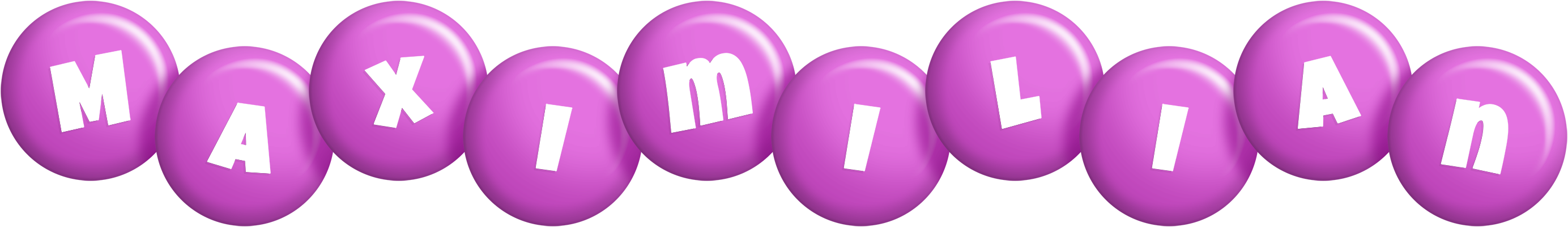 Maximilian candy-purple logo