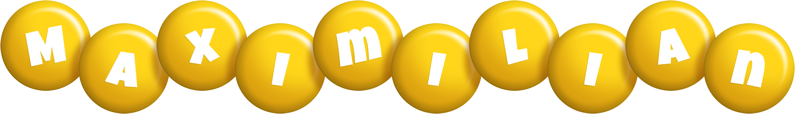Maximilian candy-yellow logo