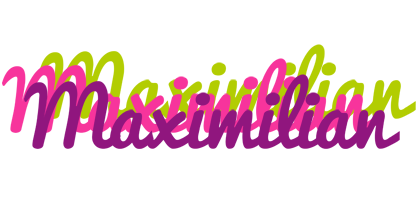 Maximilian flowers logo