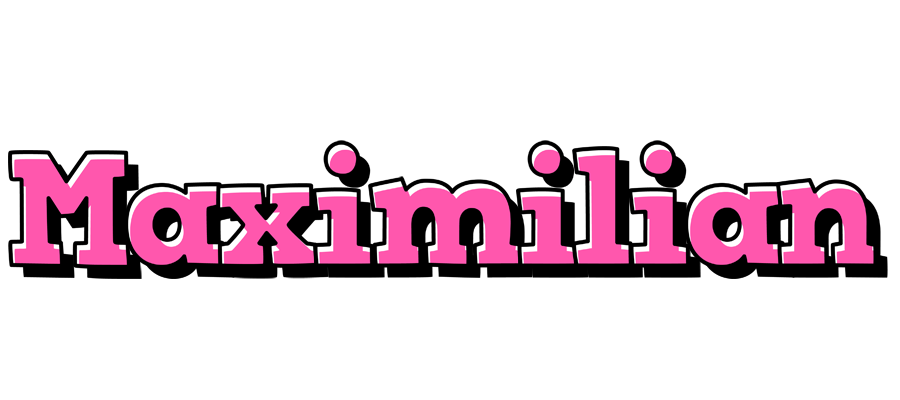 Maximilian girlish logo