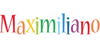 Maximiliano birthday logo