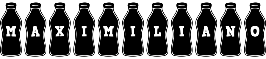 Maximiliano bottle logo