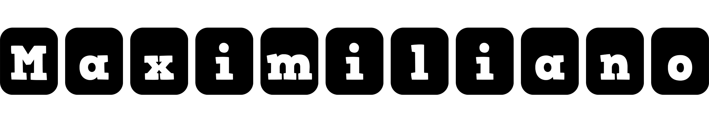 Maximiliano box logo