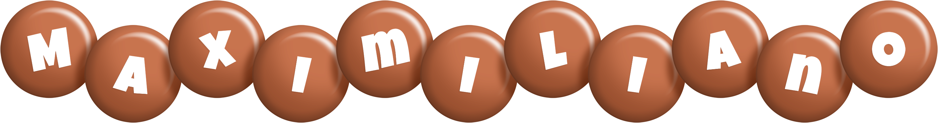 Maximiliano candy-brown logo