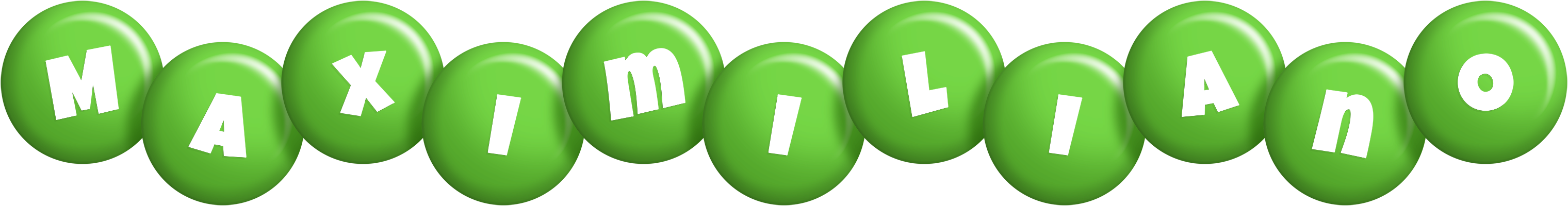 Maximiliano candy-green logo