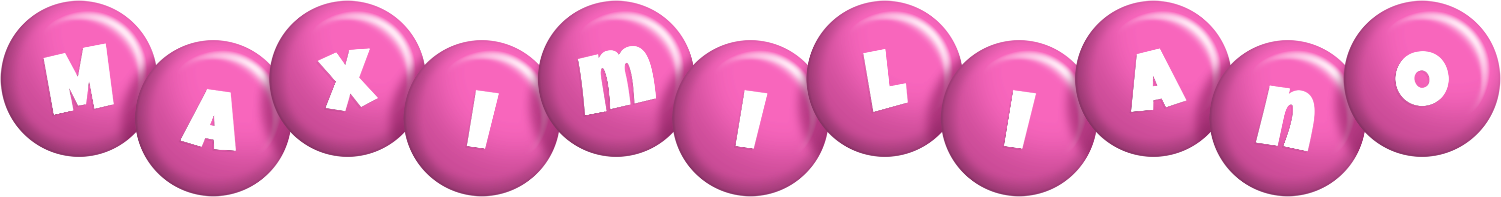 Maximiliano candy-pink logo