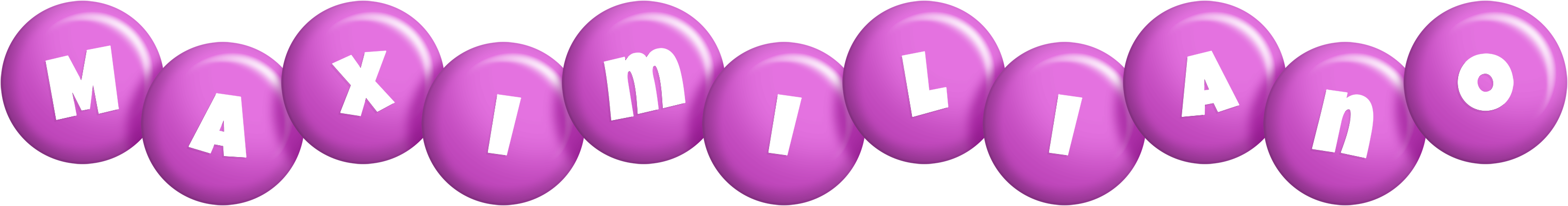Maximiliano candy-purple logo