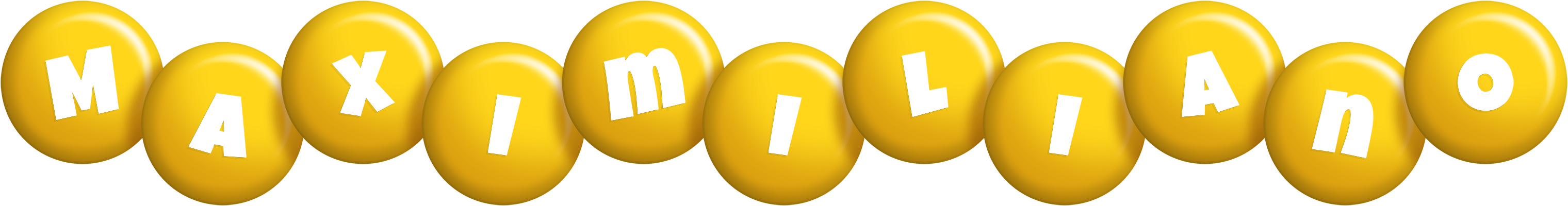 Maximiliano candy-yellow logo