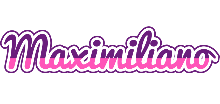 Maximiliano cheerful logo