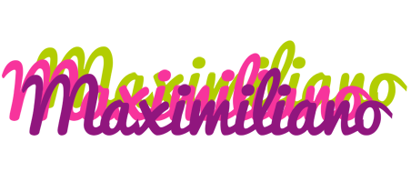 Maximiliano flowers logo