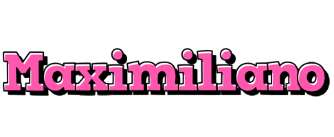 Maximiliano girlish logo