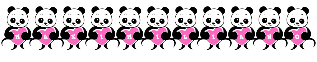 Maximiliano love-panda logo