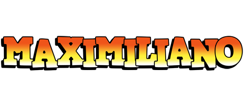 Maximiliano sunset logo