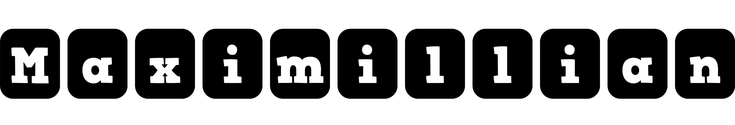 Maximillian box logo
