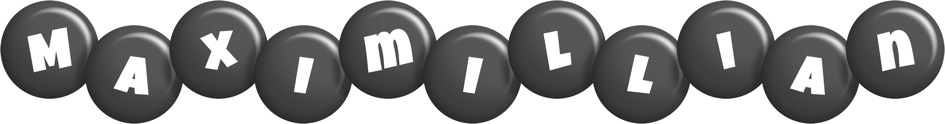 Maximillian candy-black logo
