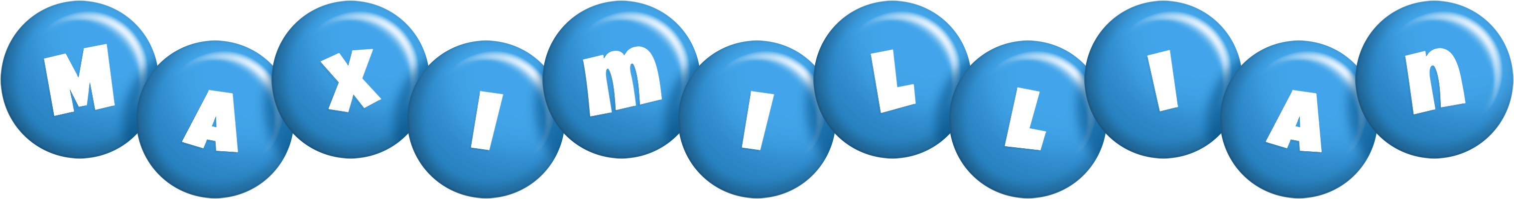 Maximillian candy-blue logo