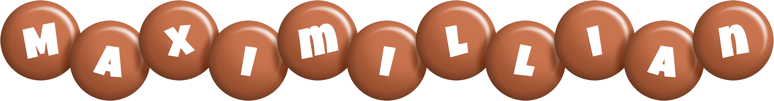 Maximillian candy-brown logo