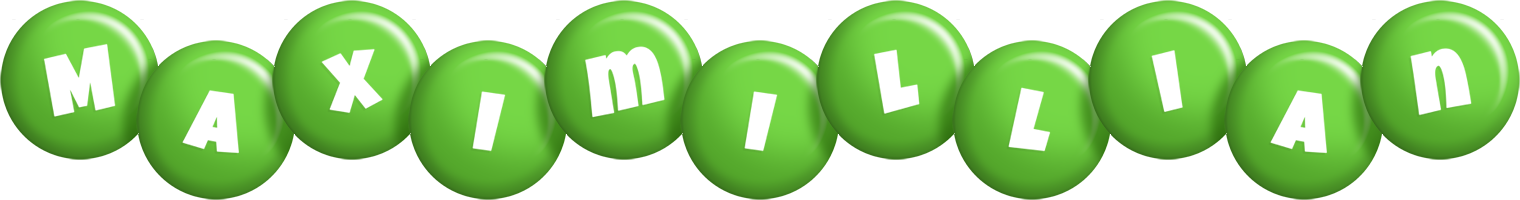 Maximillian candy-green logo