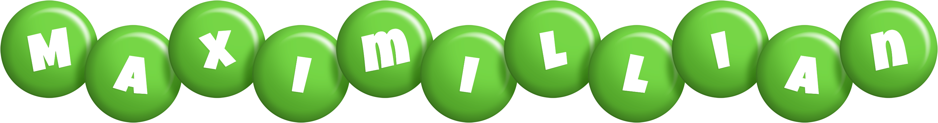 Maximillian candy-green logo
