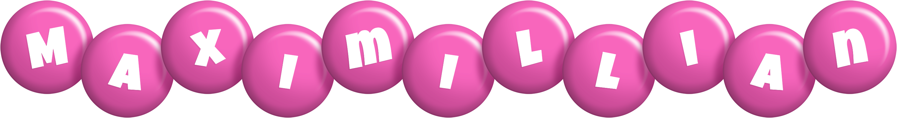 Maximillian candy-pink logo