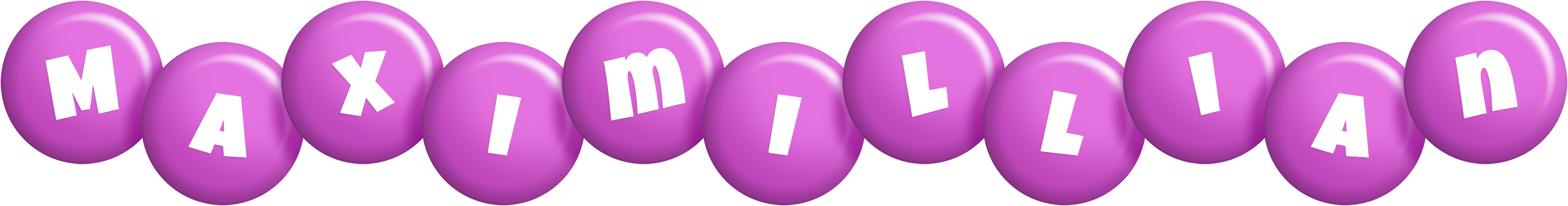Maximillian candy-purple logo
