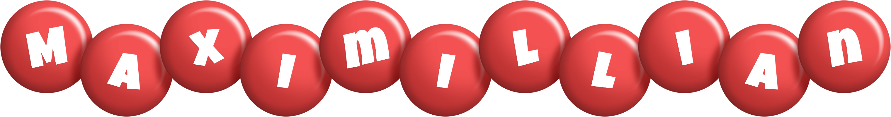 Maximillian candy-red logo