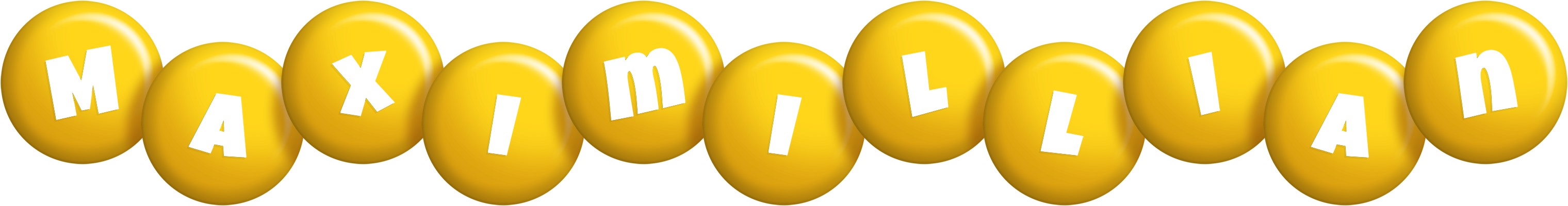 Maximillian candy-yellow logo